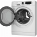Стиральная машина узкая Hotpoint NSD 8249 D AVE RU, белая, 8кг, 1200об/мин, инверторная, с фронтальной загрузкой, с паром