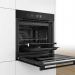 Духовой шкаф Bosch Serie 8 HBG8764C1, черный, Serie 8, пиролитическая очистка, 13 режимов, переключатель Control Ring