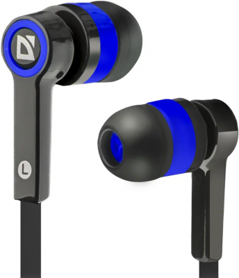 Наушники Defender Pulse 420 (черный/синий) [63423]