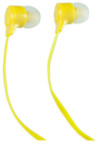 Наушники Perfeo Base (желтый) [PF-BAS-YLW]
