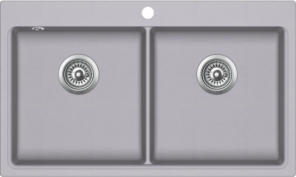 Кухонная мойка Aquasanita Magna SQM200AW (alumetallic 202)