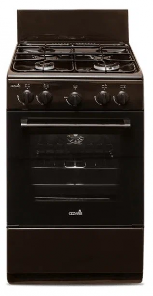 Газовая плита CEZARIS ПГ 2200-00 коричневый