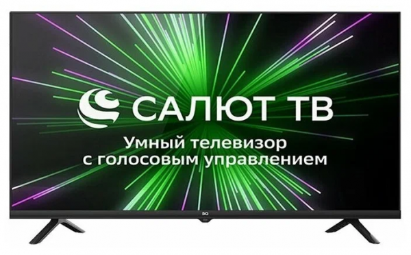 Телевизор BQ 32FS34B безрамочный SMART Салют