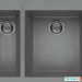 Кухонная мойка Elleci Quadra 150 Light Grey K97