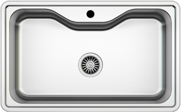 Кухонная мойка Asil AS 154 (матовая, 0.8 мм)