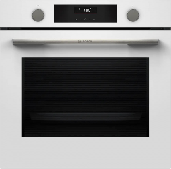 Встраиваемый духовой шкаф Bosch HUA736EV0T, белый, гидролизная очистка