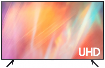 65" Телевизор Samsung UE65AU7100U LED, HDR (2021), черный