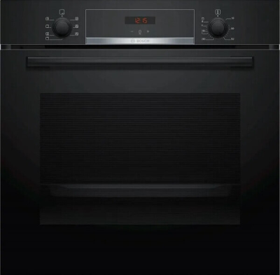 Электрический духовой шкаф Bosch HBA533BB0S, черный