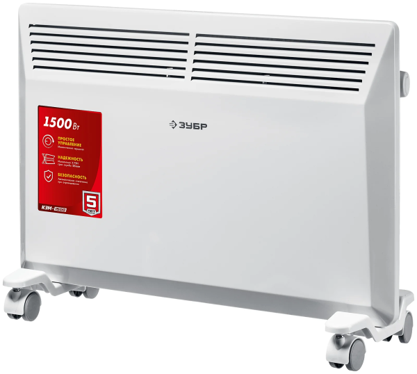 Конвектор ЗУБР КЭМ-1500, белый