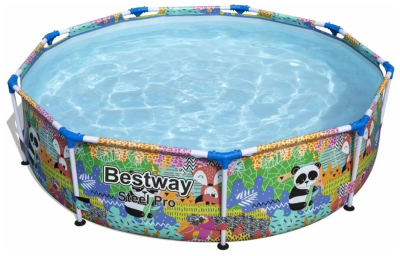 Бассейн Bestway 5612F 274*66 см с рисунком STEEL PRO (8901)