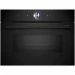 Компактный духовой шкаф Bosch CMG936AB1S, Serie 8, чёрный, EcoClean, 13 режимов, с СВЧ, телескопические направляющие