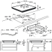 Индукционная варочная панель Electrolux EIV 634, черная, 4 конфорки, сенсорное управление