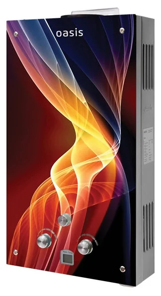 Проточный газовый водонагреватель Oasis Glass 24RG (N)