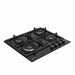 Газовая варочная панель Hotpoint HGS 62F/BK, 4 конфорки, черный