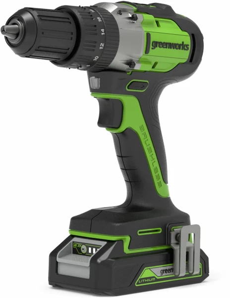 Дрель-шуруповерт аккумуляторная Greenworks GD24DD60 3704107UA