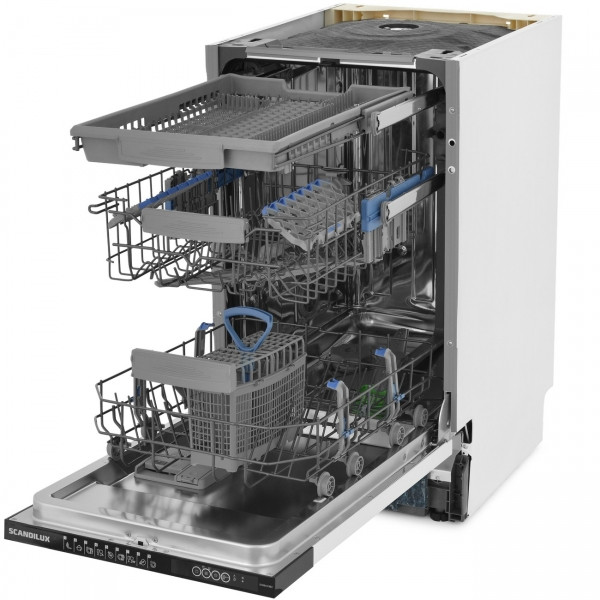 Встраиваемые посудомоечные машины SCANDILUX DWB4413B3  белый