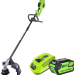 Триммер аккумуляторный Greenworks GD40BCK4 1301507UB, с АКБ и ЗУ, 4А·ч, 40 В, с АКБ и ЗУ, 35.6 см