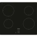 Индукционная варочная панель Bosch PUG611AA5E, черный, 4 конфорки,  Serie 2, управление сенсорное