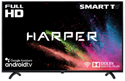 43" Телевизор HARPER 43F720TS 2020 LED, черный
