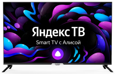 43" Телевизор Hyundai H-LED43BU7003, 4K Ultra HD, черный, SMART TV, Яндекс.ТВ 