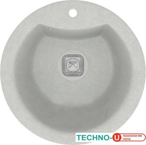 Кухонная мойка Tolero R-108E (серый металлик)