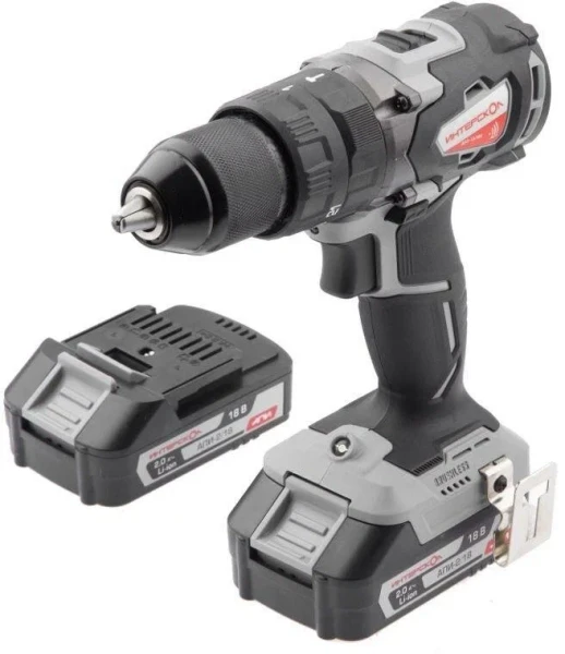 Аккумуляторная бесщеточная ударная дрель-шуруповерт Интерскол ДАУ-13/18В АПИ (кейс, 2 аккум. 2Ач, ЗУ) 574.2.2.70