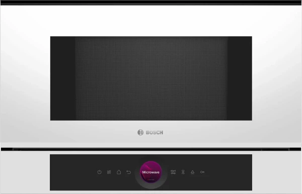 Встраиваемая микроволновая печь BOSCH BFL7221W1, Serie  8, Уровни мощности микроволн, Вт 900