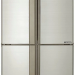 Холодильник (Side-by-Side) Sharp SJEX93PBE, 556 л, внешнее покрытие-металл, размораживание - No Frost, дисплей, 89.2 см х 172 см х 77 см
