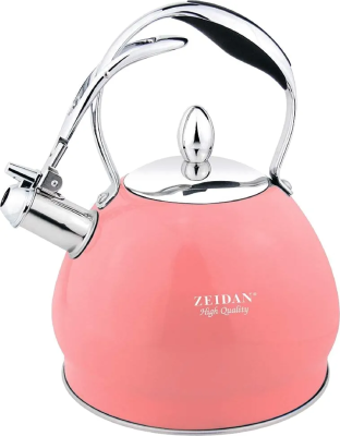 Чайник со свистком ZEIDAN Z-4231 (персиковый)