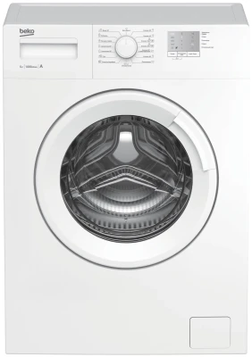 Стиральная машина BEKO WRS 5511 BWW, белая, с фронтальной загрузкой, 5кг, 1000об/мин, 15 программ 