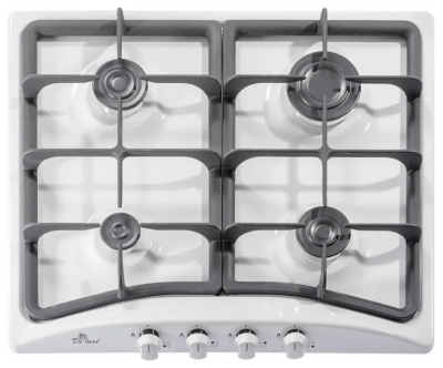Газовая варочная панель De Luxe 5840.00 гмв-054чр, белый