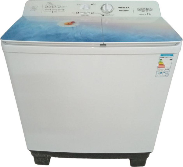 Стиральная машина Vesta WMG110P, Nature 01, 11 кг, 1000 об/мин, с вертикальной загрузкой