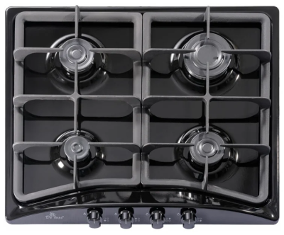 Газовая варочная панель De Luxe 5840.00 гмв-055чр, черный