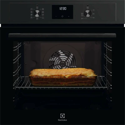 Духовой шкаф Electrolux EOF3C50H, чёрный, 72 л, телескопические направляющие, 9 режимов 