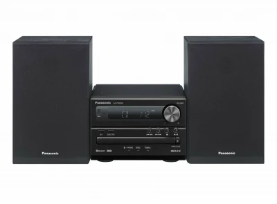 Микросистема Panasonic SC-PM250EE-K, черный, воспроизведение с USB, таймер, часы
