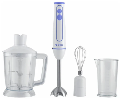 Погружной блендер Delta DL-7042B (белый/сиреневый)
