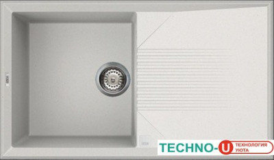 Кухонная мойка Elleci Tekno 400 Bianco Titano 68