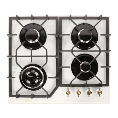 Газовая варочная поверхность GEFEST ПВГ 2232-01 К82, материал рабочей поверхности стекло, газ-контроль конфорок