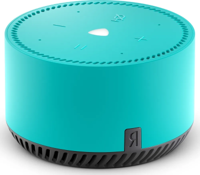 Умная колонка Яндекс Станция Лайт с Алисой, бирюзовая мята, 5Вт