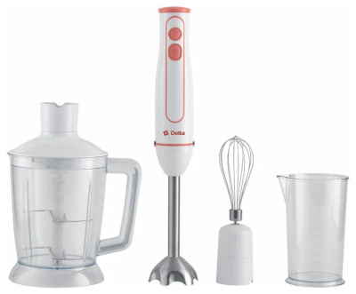Погружной блендер Delta DL-7042B (белый/терракотовый)