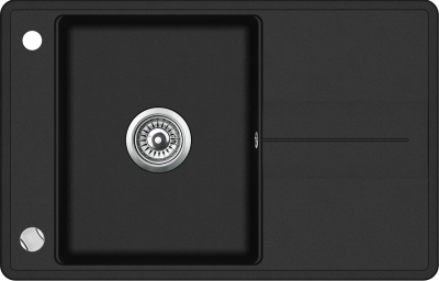 Кухонная мойка Aquasanita Bella SQB101AW (black metallic 601)