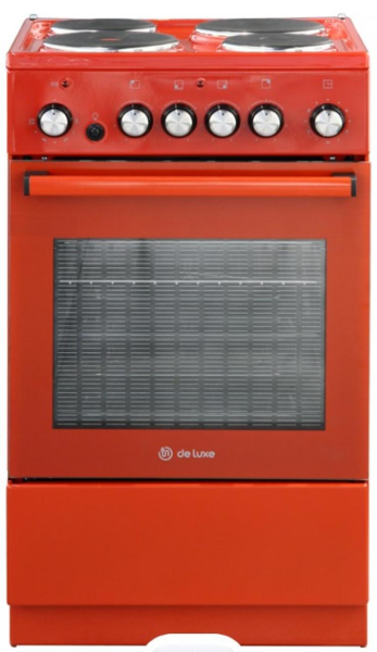 Электрическая плита De Luxe 5004.16э-017, терракотовый