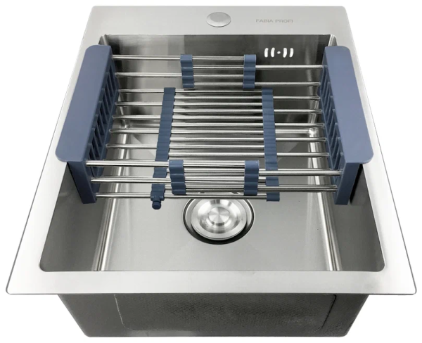 Врезная кухонная мойка 50 см, Fabia Profi 40503, сталь