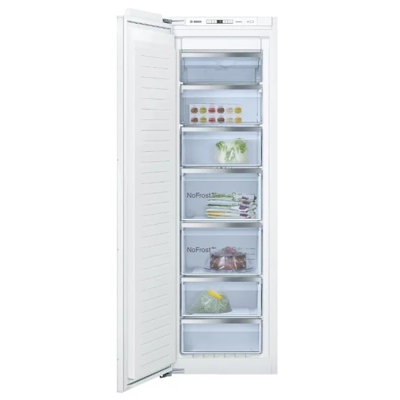 Встраиваемый морозильник Bosch GIN81AEF0U, 235л, инверторный, No Frost, A+