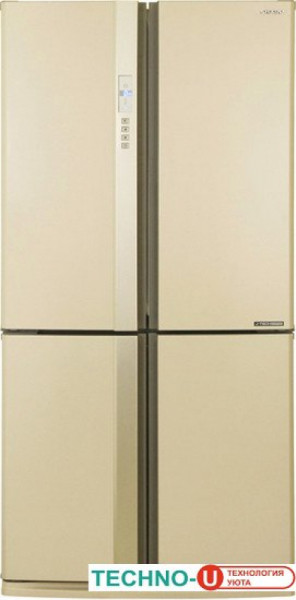 Многодверный холодильник Sharp SJ-EX98FBE, 605 л, внешнее покрытие-металл, пластик, размораживание - No Frost, дисплей, 89.2 см х 183 см х 77.1 см