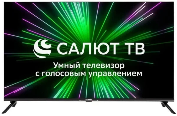 Телевизор Hyundai H-LED43BU7000, 43", LED, 4K Ultra HD, Салют ТВ, черный