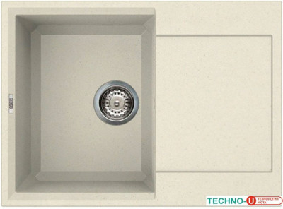 Кухонная мойка Elleci Easy 135 Bianco Antico 62