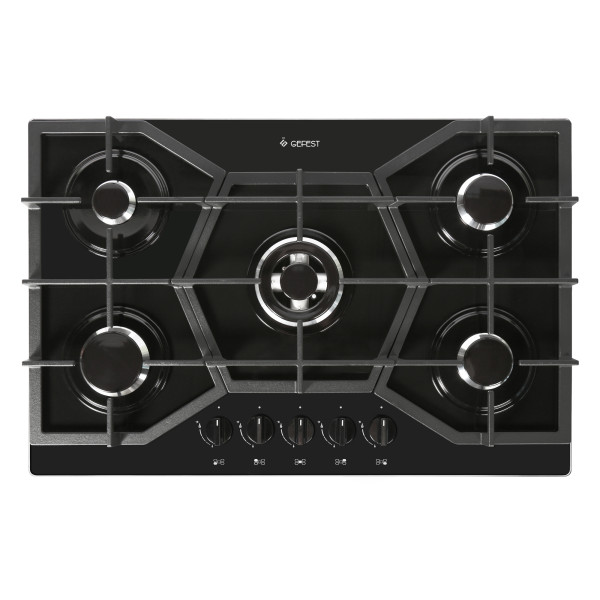 Газовая варочная панель GEFEST СГ СН 2340 К23, чугунные решетки, газ-контроль горелок, розжиг встроен в ручки