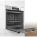 Электрический духовой шкаф Bosch HBG517ES0R, Serie 6, нержавеющая сталь, 71 л, 7 режимов, AquaClean, телескопические направляющие