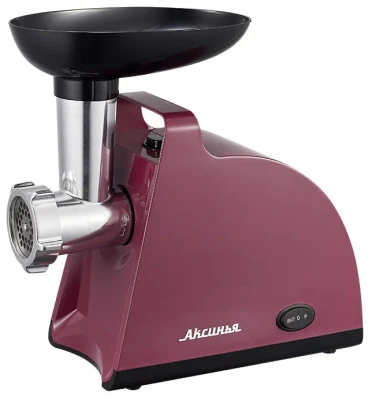Мясорубка Аксинья КС-2003 (бордовый/черный)